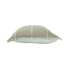Palm Tree Embroidered Cotton Cushion Cover – Sage Green | 45x45 cm Decorative Pillow Cover