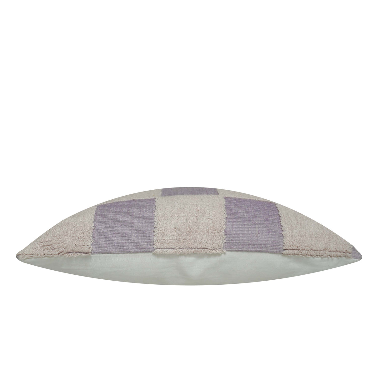 Machine Woven Cotton Checkered Cushion Cover 45x45 cm | Textured Tufted Checker Pattern | Soft Decorative Throw Pillow Cover with Hidden Zipper | Modern Living Room & Bedroom Décor