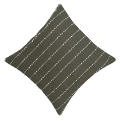 Handmade Cotton Cushion Cover 45x45 cm | Woven Textured Stripe Design | Decorative Throw Pillow Cover with Concealed Zip | Modern Farmhouse & Minimalist Home Décor