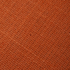 Plain Solid Cotton Cushion Cover 45x45 cm | Minimalist Decorative Throw Pillow Cover with Concealed Zipper | Rust Orange | 18x18 Inch