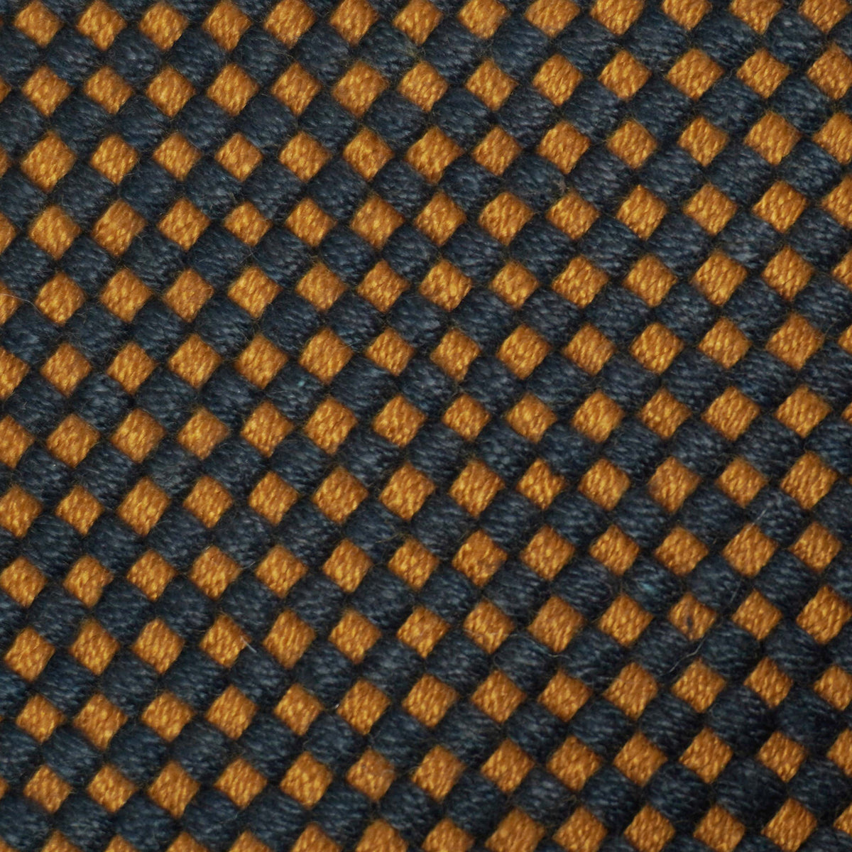 Handwoven Textured Cushion Cover – Black, Brown & Cream Geometric Design – 45 x 45 cm