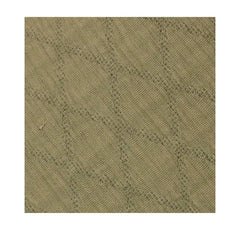 Olive Green Geometric Embroidered Cotton Cushion Cover | Textured Diamond Pattern | 18x18 Inch Decorative Pillow Case