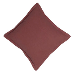Slub Fabric Cushion Cover 45x45 cm – Textured Solid Decorative Pillow Cover for Sofa & Bed
