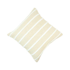 Handcrafted Patchwork Ruffle Cotton Cushion Cover 45x45 cm | Layered Textured Boho Throw Pillow Cover | Concealed Zip