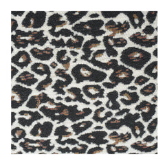 Luxury Leopard Print Jacquard Cushion Cover | Textured Animal Print Pillow Cover | 18x18 Inch Decorative Throw Cushion