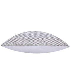 Handwoven Textured Taupe & Ivory Cushion Cover – 45 x 45 cm