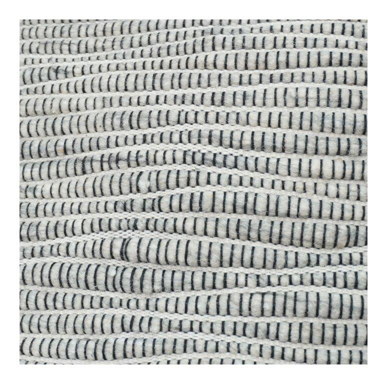 Textured Ribbed Cushion Cover – Cotton Polyester Blend | 45 x 45 cm | Modern Neutral Decorative Pillow Cover - Bulk manufacturer & supplier from Panipat, India