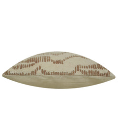Textured Jacquard Cushion Cover 45x45 cm – Abstract Woven Pattern in Beige & Cream