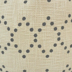 Hand Embroidered Geometric Dot Cotton Cushion Cover – 45 x 45 cm | Boho Textured Throw Pillow Cover