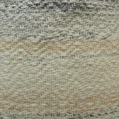 Handwoven Chevron Cotton Cushion Cover | Neutral Textured Handmade Pillow Cover 45x45 cm