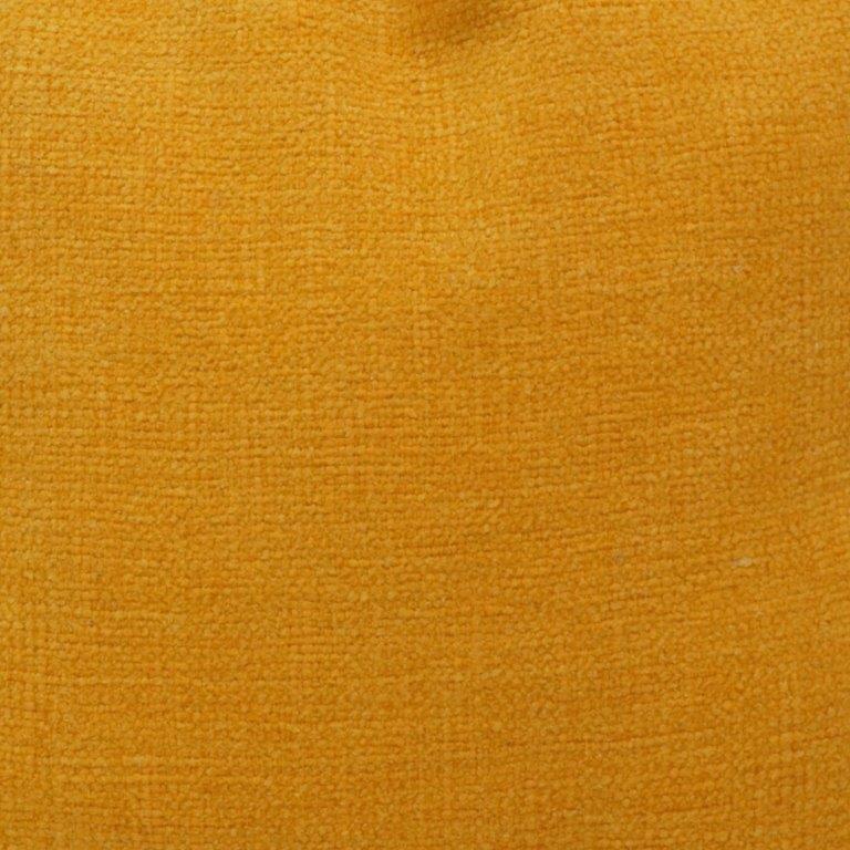 Mustard Yellow Cotton Cushion Cover with Tassel Fringe | Boho Decorative Pillow Cover | 45x45 cm - Bulk manufacturer & supplier from Panipat, India