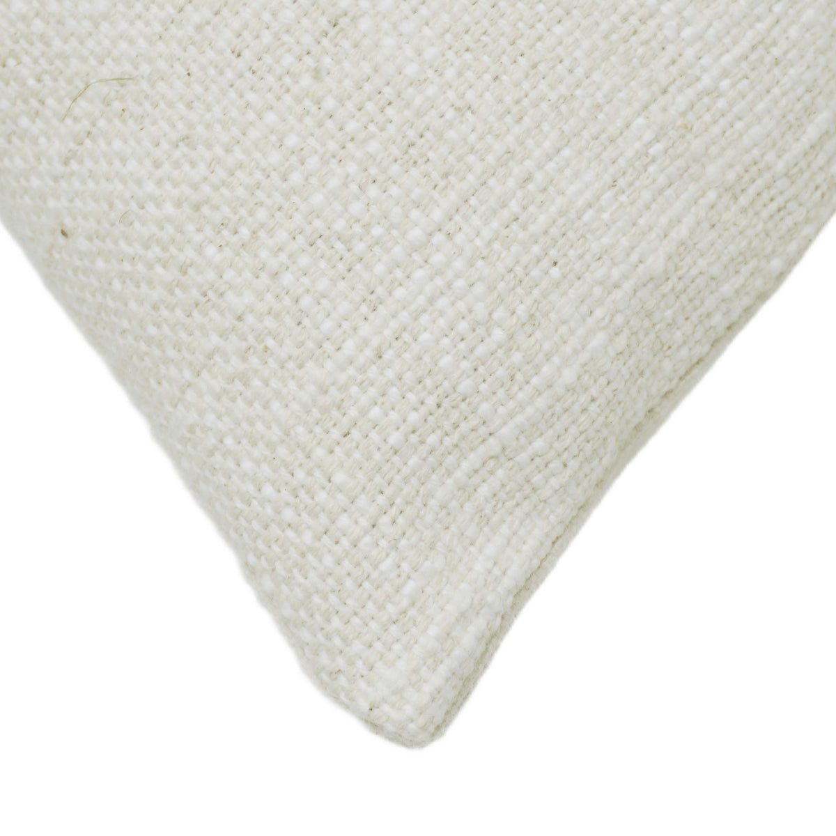 Handwoven Ivory & Blue Striped Cushion Cover – 35 x 50 cm