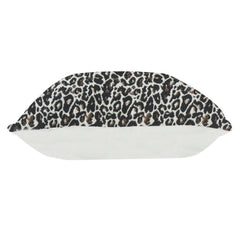 Luxury Leopard Print Jacquard Cushion Cover | Textured Animal Print Pillow Cover | 18x18 Inch Decorative Throw Cushion