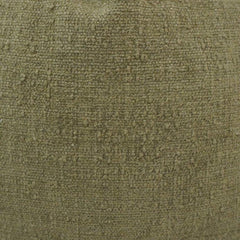 Artisan Handmade Cotton Cushion Cover – Olive Green Fringed Design | 45x45 cm