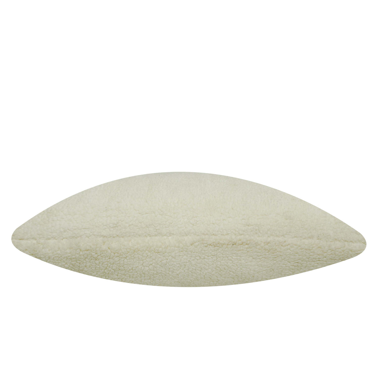 Ivory Textured Bouclé Cushion Cover 45x45 cm | Soft Plush Decorative Throw Pillow Cover with Hidden Zip | Modern Minimalist Home Décor