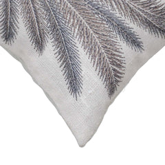 Palm Tree Printed Polyester Cushion Cover 45x45 cm | Tropical Botanical Decorative Throw Pillow Cover with Concealed Zipper | Modern Living Room & Bedroom Décor | 18x18 Inch