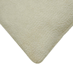 Ivory textured boucle cushion cover 45x45 cm