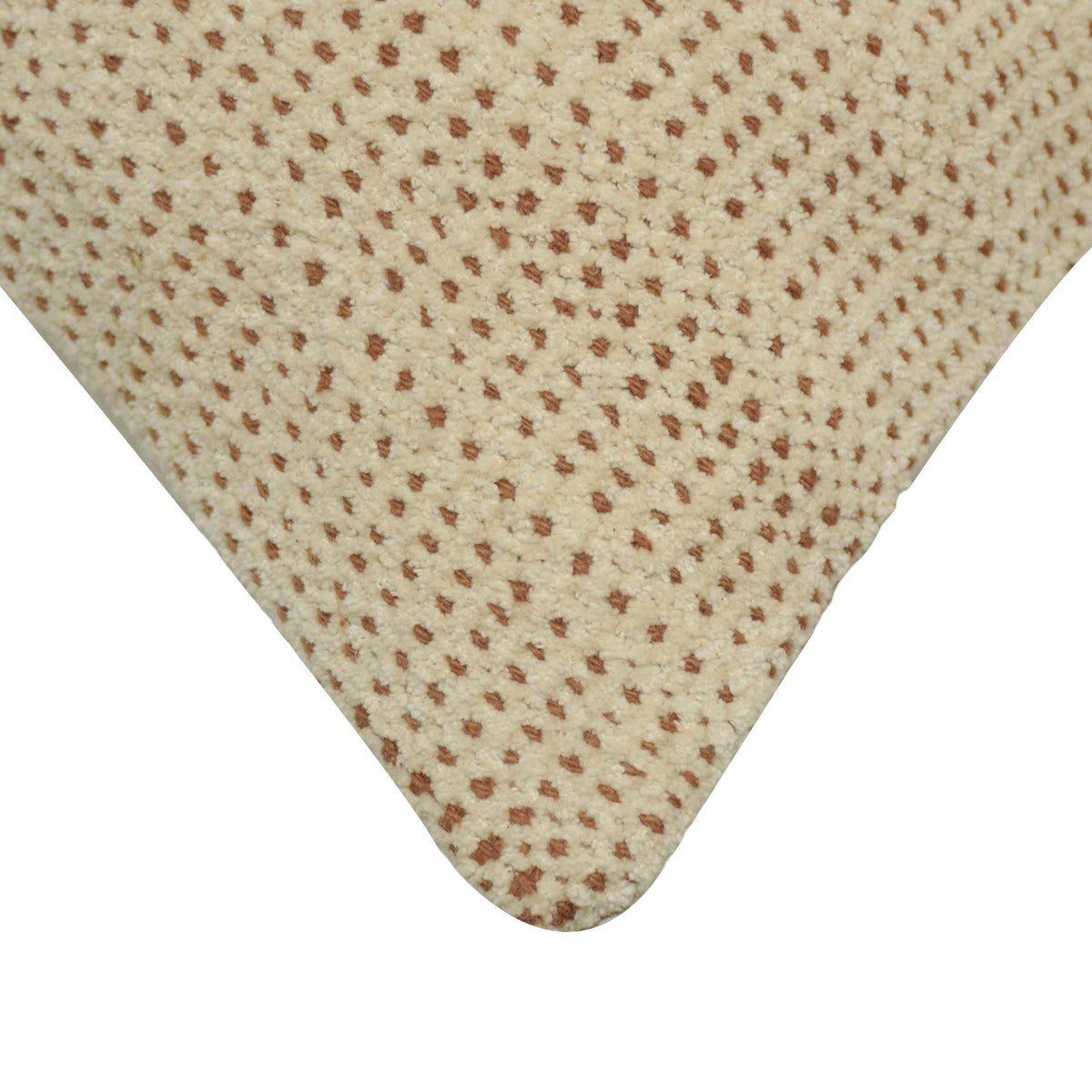 Handwoven Beige Textured Cotton Cushion Cover 45 x 45 cm – Natural Woven Accent Pillow Cover