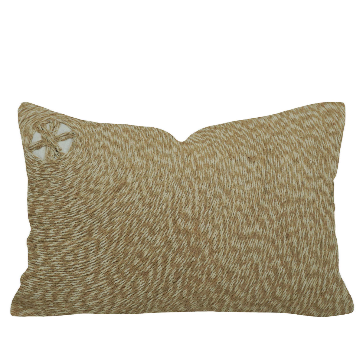 Handcrafted Textured Cushion Cover – Natural Beige – 35 x 50 cm