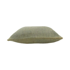 Sage Green Textured Cotton Cushion Cover | Woven Diamond Pattern | 45x45 cm (18x18 Inch)