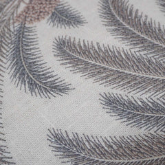 Palm Tree Printed Polyester Cushion Cover 45x45 cm | Tropical Botanical Decorative Throw Pillow Cover with Concealed Zipper | Modern Living Room & Bedroom Décor | 18x18 Inch