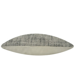 Handwoven Cotton Cushion Cover 45x45 cm | Black & Natural Textured Stripe Design | Decorative Sofa Throw Pillow Cover | Hidden Zip | Modern Minimalist Home Décor