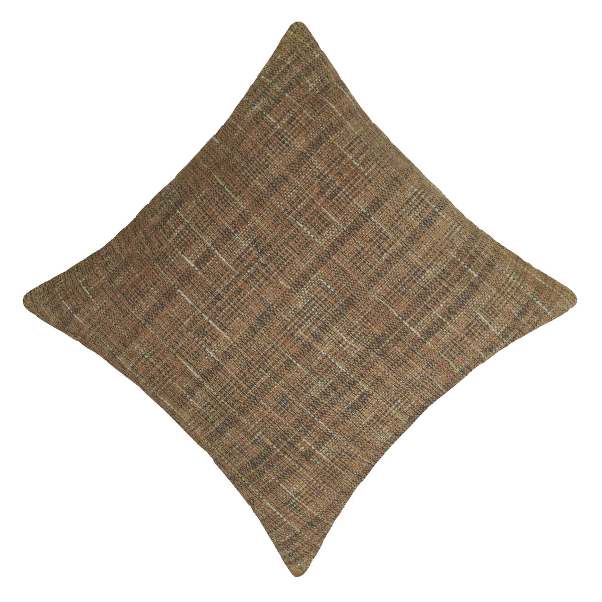 Handwoven Earth-Tone Textured Cushion Cover – 45 x 45 cm
