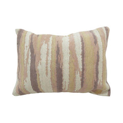 Abstract Ikat Jacquard Cotton Cushion Cover – Multi-Tone Woven Design | 35 x 50 cm