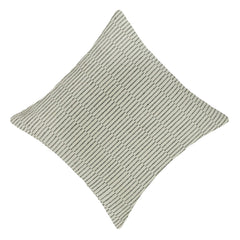 Handwoven Cotton Cushion Cover 45x45 cm | Black & Ivory Woven Geometric Pattern | Decorative Throw Pillow Cover | Hidden Zip | Modern Boho Home Décor