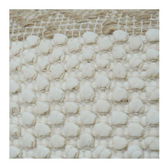 Rustikaler Kissenbezug aus Baumwolle und Jute | Neutraler Bezug mit Textur – 45x45 cm