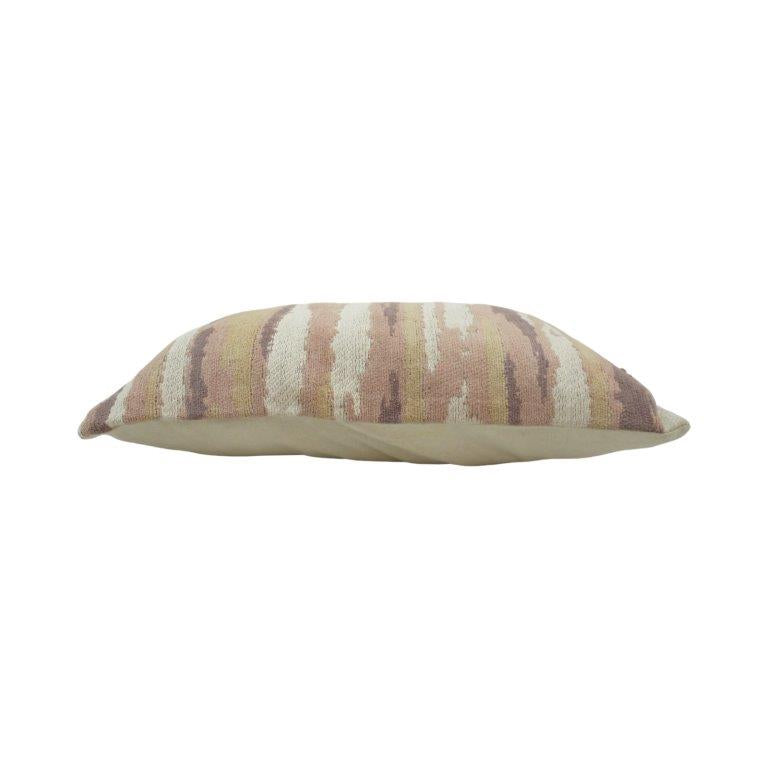 Abstract Ikat Jacquard Cotton Cushion Cover – Multi-Tone Woven Design | 35 x 50 cm - Bulk manufacturer & supplier from Panipat, India
