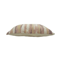 Abstract Ikat Jacquard Cotton Cushion Cover – Multi-Tone Woven Design | 35 x 50 cm
