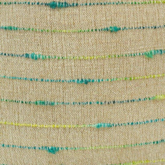 Handmade Cotton Cushion Cover 45x45 cm | Textured Stripe Embroidered Throw Pillow Cover | Modern Boho Home Décor