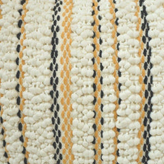Handwoven Textured Cotton Cushion Cover | Rustic Stripe Design | 35 x 50 cm