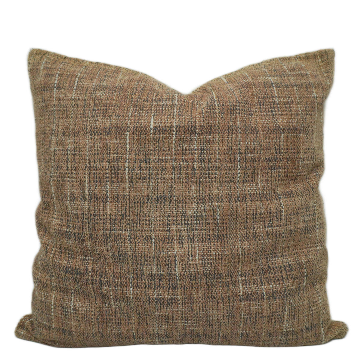 Handwoven Earth-Tone Textured Cushion Cover – 45 x 45 cm