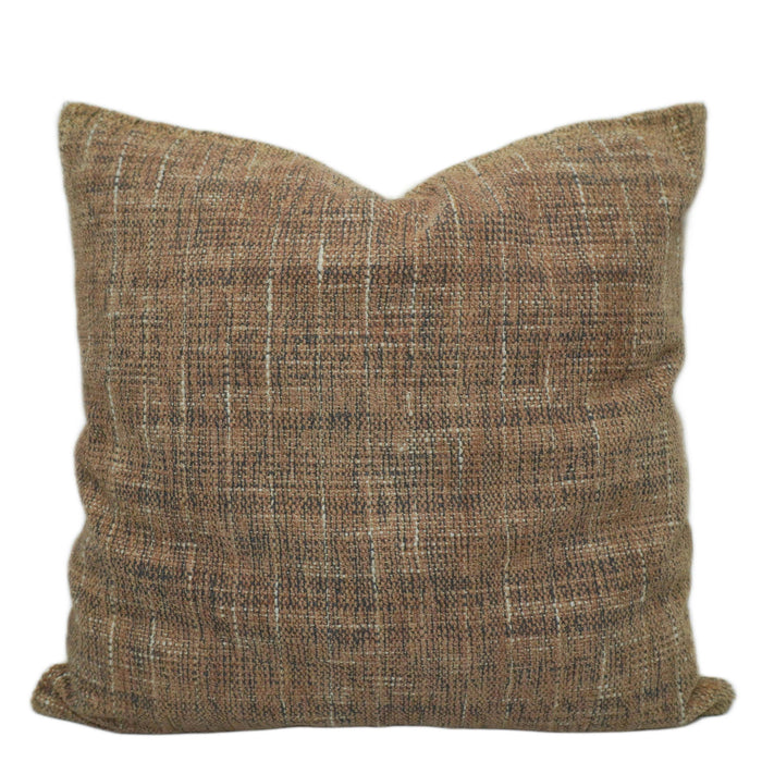 Handwoven Earth-Tone Textured Cushion Cover – 45 x 45 cm
