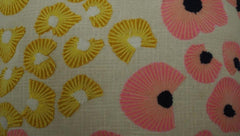 Modern Embroidered Cotton Cushion Cover with Floral Design – 45x45 cm