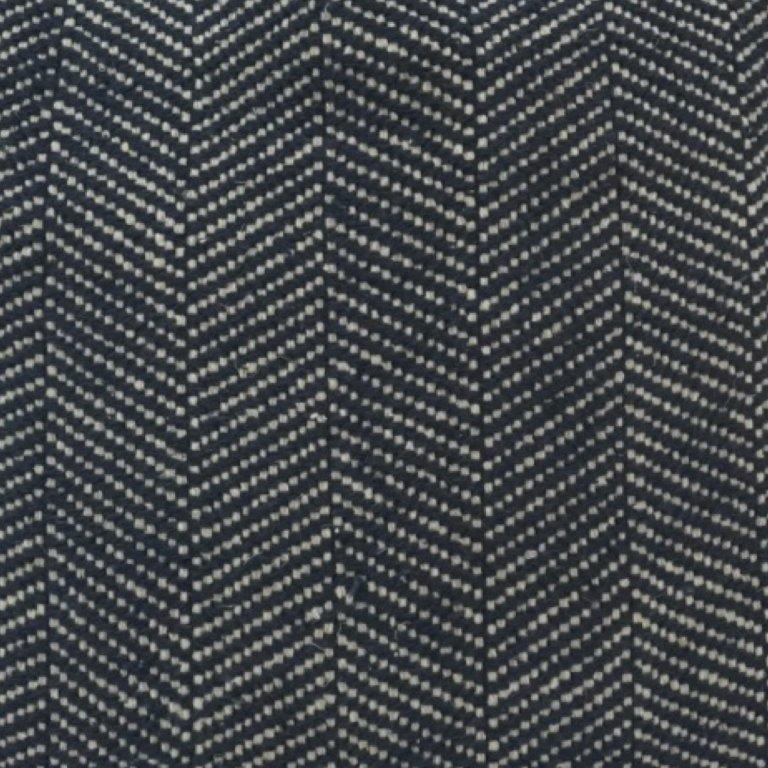 Handmade Cotton Herringbone Cushion Cover with Fringes – Black & White | 45x45 cm - Bulk manufacturer & supplier from Panipat, India