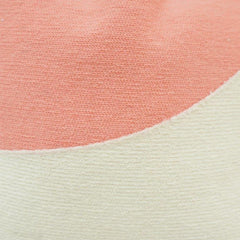 Abstract geometric color block embroidered cotton cushion cover 45x45 cm
