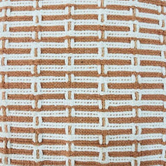 Handwoven Cotton Cushion Cover 45x45 cm | Textured Geometric Weave | Artisan Crafted Decorative Pillow Cover