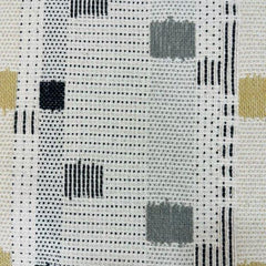 Modern Geometric Knitted Cushion Cover 45x45 cm | Woven Cotton Decorative Pillow Cover with Abstract Square Pattern