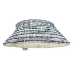 Handmade Textured Cotton Cushion Cover 45x45 cm – Woven Natural Grey Accent Pillow