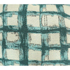Printed Cotton Cushion Cover 45x45 cm | Modern Abstract Check Pattern Decorative Pillow Cover | Soft Cotton Sofa Cushion