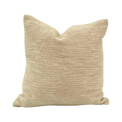 Handmade Cotton Textured Cushion Cover 45x45 cm | Neutral Beige Woven Throw Pillow Cover | Minimalist Home Décor