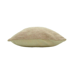 Handmade Cotton Textured Cushion Cover 45x45 cm | Neutral Beige Woven Throw Pillow Cover | Minimalist Home Décor