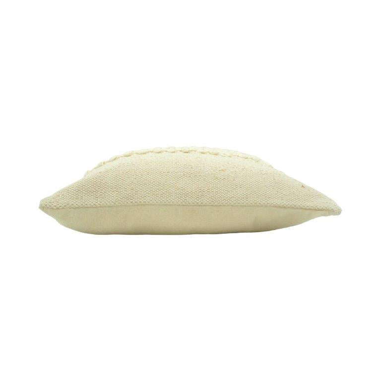 Handmade Cotton Bubble Texture Cushion Cover 45x45 cm | Tufted Boho Decorative Pillow Cover | Neutral Beige Sofa Cushion - Bulk manufacturer & supplier from Panipat, India