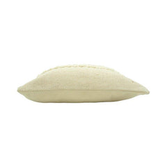 Handmade Cotton Bubble Texture Cushion Cover 45x45 cm | Tufted Boho Decorative Pillow Cover | Neutral Beige Sofa Cushion