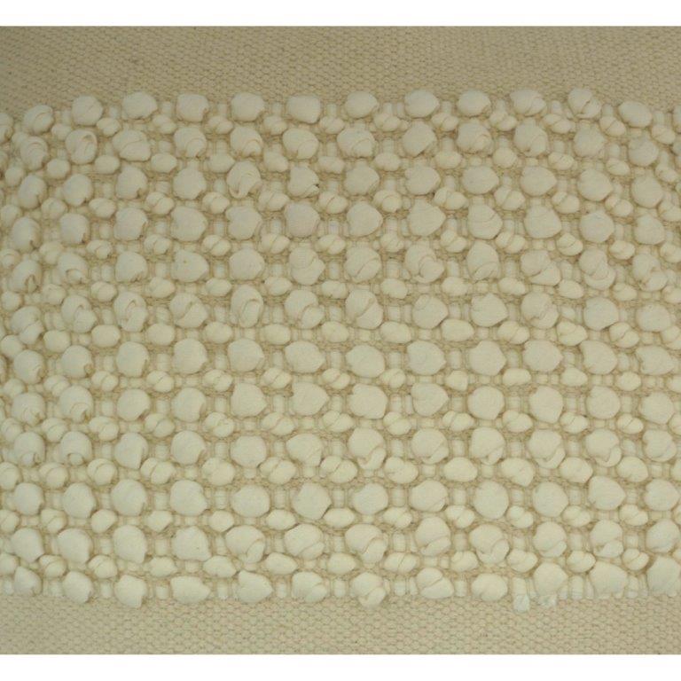 Handmade Cotton Bubble Texture Cushion Cover 45x45 cm | Tufted Boho Decorative Pillow Cover | Neutral Beige Sofa Cushion - Bulk manufacturer & supplier from Panipat, India