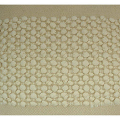 Handmade Cotton Bubble Texture Cushion Cover 45x45 cm | Tufted Boho Decorative Pillow Cover | Neutral Beige Sofa Cushion