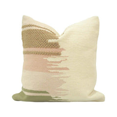 Contemporary Handmade Cotton Cushion Cover – Soft Neutral Tones | 45x45 cm